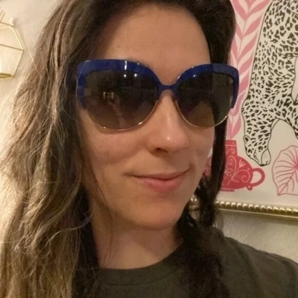 Kate Spade Raelyn Blue Sunglasses - Picture 15 of 15